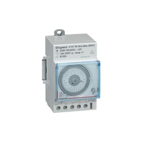 Legrand 412795 Yatay Analog Kadranlı 100 Saat Rezervli 16 Amper 250 Volt Haftalık Zaman Saati