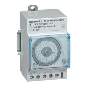 Legrand 412795 Yatay Analog Kadranlı 100 Saat Rezervli 16 Amper 250 Volt Haftalık Zaman Saati