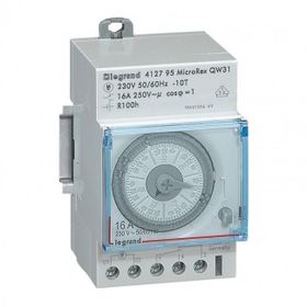Legrand 412795 Yatay Analog Kadranlı 100 Saat Rezervli 16 Amper 250 Volt Haftalık Zaman Saati