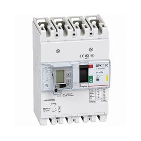 Legrand 420035 Dpx 160 100 A 4 Kutuplu 16 kA Kaçak Akım Korumalı Kompakt Şalter