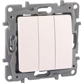 Legrand 767103 Salbei Beyaz Üçlü Anahtar