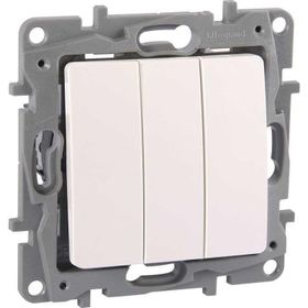 Legrand 767103 Salbei Beyaz Üçlü Anahtar
