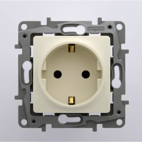 Legrand 767115 Salbei Beyaz Çocuk Korumalı Topraklı Priz