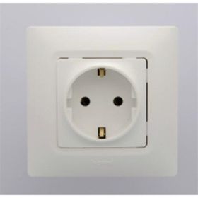 Legrand 767115 Salbei Beyaz Çocuk Korumalı Topraklı Priz