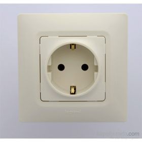 Legrand 767115 Salbei Beyaz Çocuk Korumalı Topraklı Priz