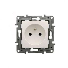 Legrand 767117 Beyaz Fransız Standart Topraklı Priz
