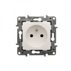 Legrand 767117 Beyaz Fransız Standart Topraklı Priz