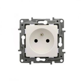 Legrand 767117 Beyaz Fransız Standart Topraklı Priz