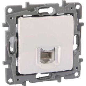Legrand 767129 Salbei Beyaz 1 Çıkışlı Rj11 Telefon Prizi