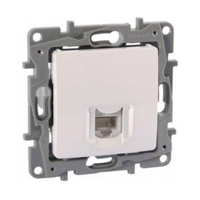 Legrand 767129 Salbei Beyaz 1 Çıkışlı Rj11 Telefon Prizi