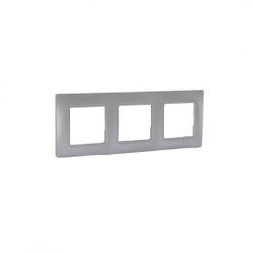 Legrand 767353 Salbei 3'lü Alüminyum Renk Çerçeve