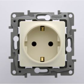Legrand 767416 Salbei Bej İkili Topraklı Priz