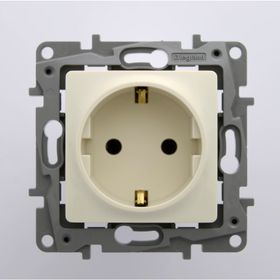 Legrand 767416 Salbei Bej İkili Topraklı Priz