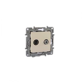 Legrand 767427 Salbei Bej Tv-sat Priz