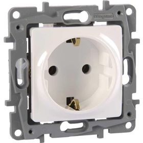 Legrand 768115 Raventi Beyaz Çocuk Korumalı Topraklı Priz