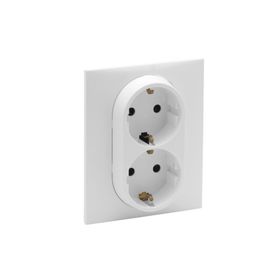 Legrand 768116 Raventi Beyaz İkili Topraklı Priz