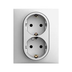 Legrand 768116 Raventi Beyaz İkili Topraklı Priz