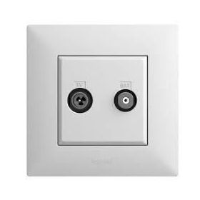 Legrand 768127 Raventi Beyaz Tv-sat Priz