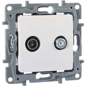 Legrand 768128 Raventi Beyaz Tv-sat Priz