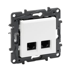 Legrand 768140 Cat 6 Utp Raventi Beyaz 2Xrj 45 Priz