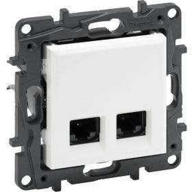 Legrand 768140 Cat 6 Utp Raventi Beyaz 2Xrj 45 Priz