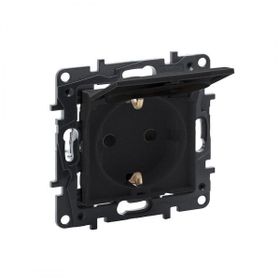 Legrand 768318 Raventi Füme Kapaklı Topraklı Priz
