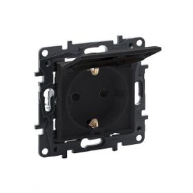 Legrand 768318 Raventi Füme Kapaklı Topraklı Priz