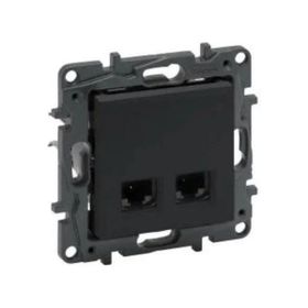 Legrand 768340 Raventi Füme 2XRJ 45 Cat 6 Utp Priz