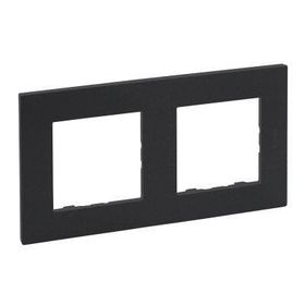 Legrand 768372 Raventi Füme İkili Çerçeve