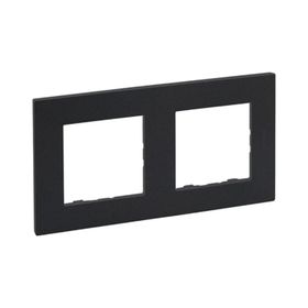 Legrand 768372 Raventi Füme İkili Çerçeve