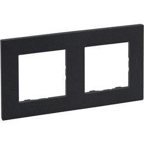 Legrand 768372 Raventi Füme İkili Çerçeve