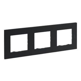 Legrand 768373 3'lü Raventi Füme Çerçeve