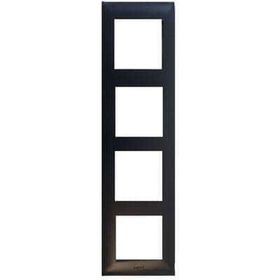 Legrand 768374 Raventi Füme Dörtlü Çerçeve