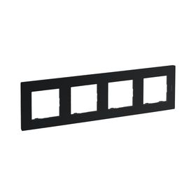 Legrand 768374 Raventi Füme Dörtlü Çerçeve