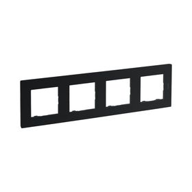 Legrand 768374 Raventi Füme Dörtlü Çerçeve