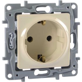 Legrand 768414 Raventi Krem Topraklı Priz