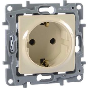 Legrand 768414 Raventi Krem Topraklı Priz