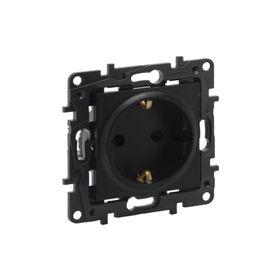 LEGRAND 768614 Raventi Siyah Topraklı Priz