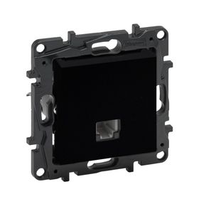 Legrand 768629 Raventi Siyah 1 Çıkışlı Rj11 Telefon Prizi