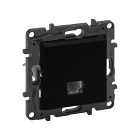 Legrand 768629 Raventi Siyah 1 Çıkışlı Rj11 Telefon Prizi