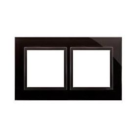 Legrand 768672 2'li Raventi Siyah Çerçeve