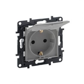Legrand 768814 Raventi Titanyum Topraklı Priz
