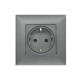 Legrand 768814 Raventi Titanyum Topraklı Priz