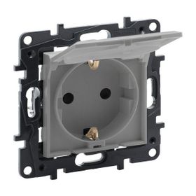 Legrand 768814 Raventi Titanyum Topraklı Priz
