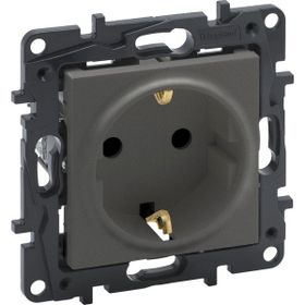 Legrand 768814 Raventi Titanyum Topraklı Priz
