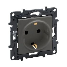 Legrand 768814 Raventi Titanyum Topraklı Priz
