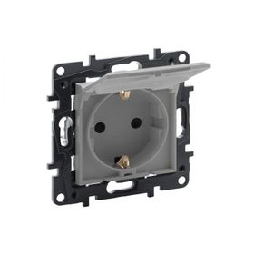 Legrand 768814 Raventi Titanyum Topraklı Priz