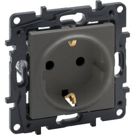 Legrand 768815 Raventi Titanyum Çocuk Korumalı Topraklı Priz