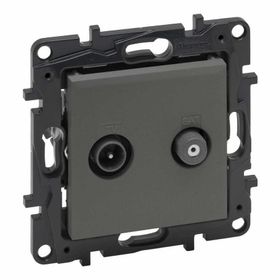 Legrand 768828 Raventi Titanyum Tv-Sat Sonlu Priz