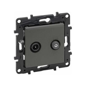 Legrand 768828 Raventi Titanyum Tv-Sat Sonlu Priz